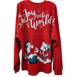 Mickey's Very Merry Christmas Party 2023 Red Spirit Jersey Size L